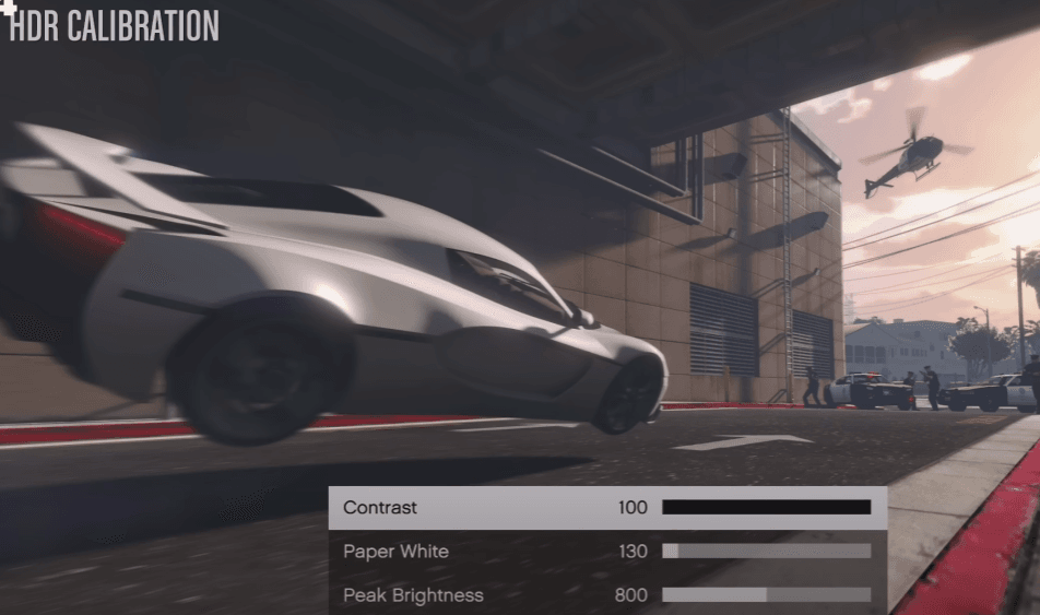 HDR option in GTA V